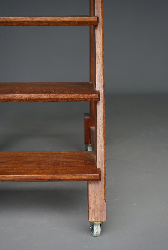 Scaletta da biblioteca vintage in rovere del XX secolo – Oggetti decorativi, Wood (photo 4 of 17)