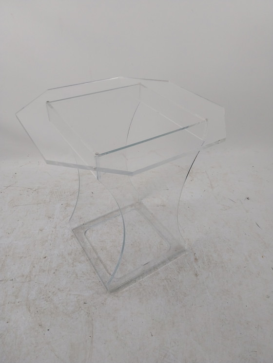 Image 1 of 1 X Plexiglas Beistelltisch 1980'S