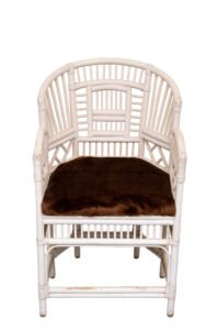 Set vintage Chippendale Brighton Pavilion rattan chair and table 1960s – Armchairs (photo 24 of 40)