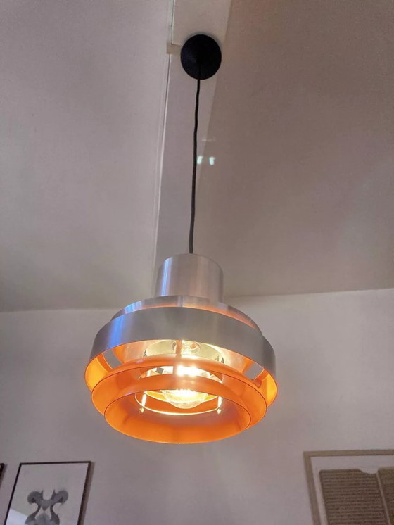 Image 1 of Space Age hanglamp van Lakro, Amstelveen, Nederland, jaren 70