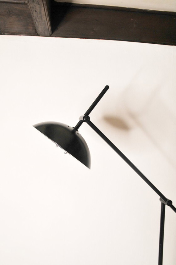 Image 1 of Minimalistische nordic zwarte design verstelbare vloerlamp 