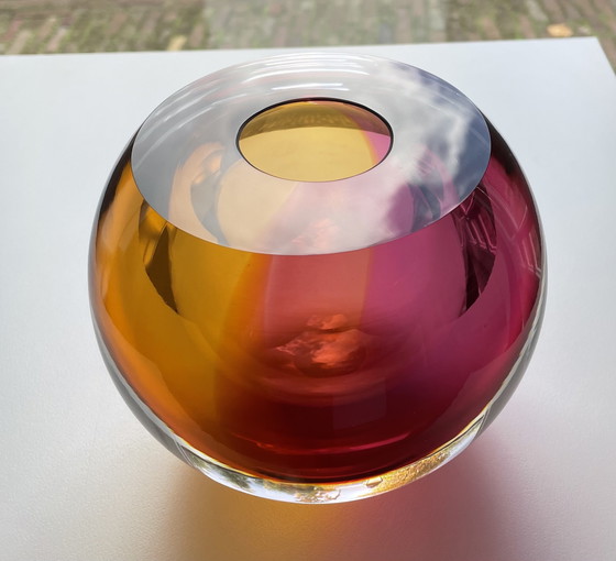 Image 1 of Objet en verre unique « CANDY » de l'artiste verrier George Broft