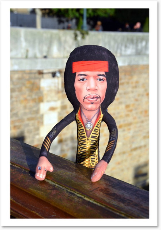 Image 1 of Jimi Hendrix kunstpop cadeau | Muziekkamerdecoratie | Verzamelbaar rockicoon | Woondecoratie voor volwassen fans