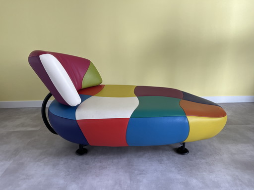 Leolux Kikko Marsman Feautuil - Chaise Longue Cuir