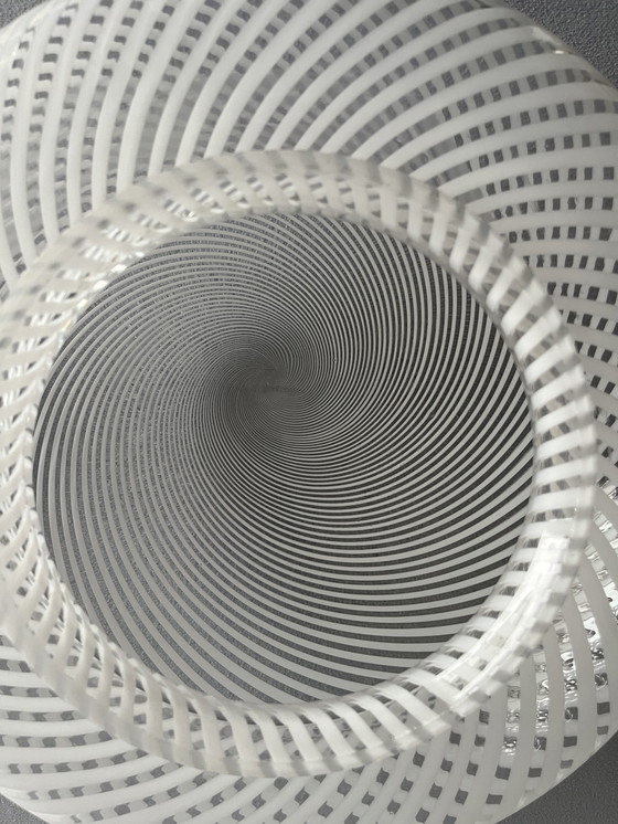 Image 1 of Murano Venini mundgeblasene Glaslampe