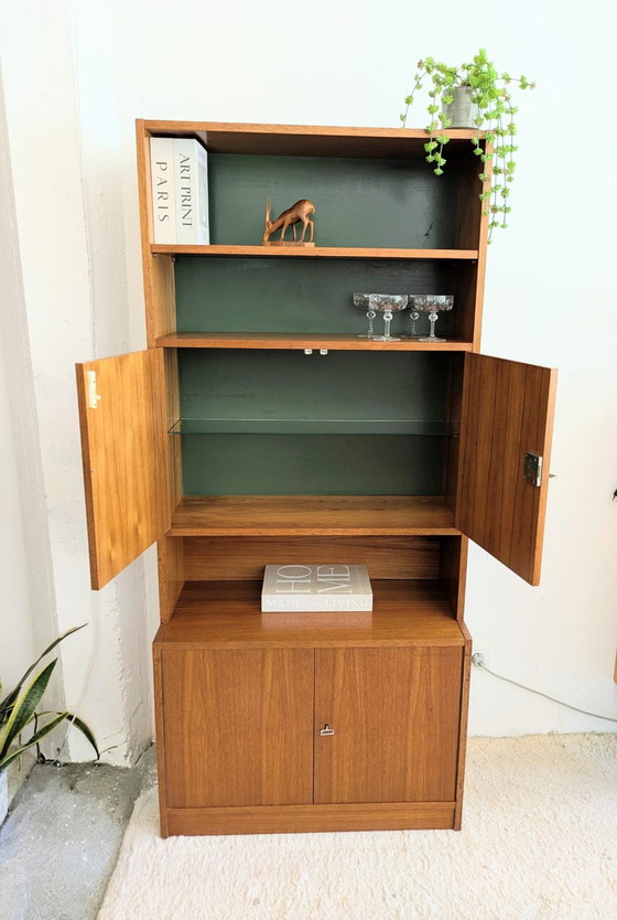 Image 1 of Vintage midcentury highboard, bookcase