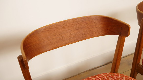 Image 1 of Set di 4 sedie da pranzo Farstrup – Design danese vintage