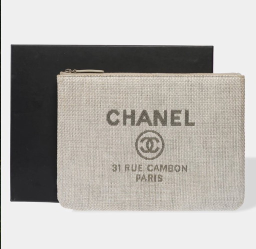 Sac CHANEL en Toile Gris - 103301