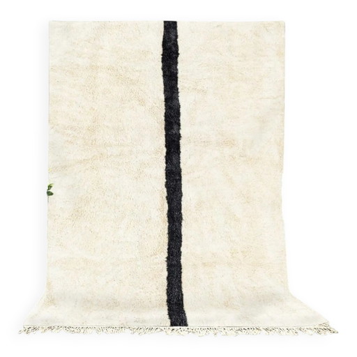 Berber-Teppich aus reiner Wolle, handgefertigt, 250x150 cm, hergestellt in Marokko.