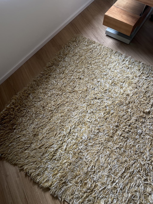 Tappeto in lana proveniente dall'India 165x235 tessuto a mano