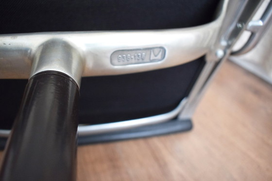 Image 1 of Siège de conférence Eames Herman Miller Soft Pad Group en cuir noir