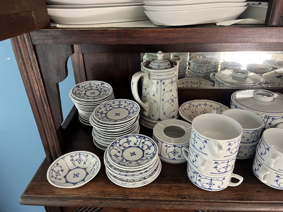 Image 1 of Blau Saks Strohblume servies compleet 150+