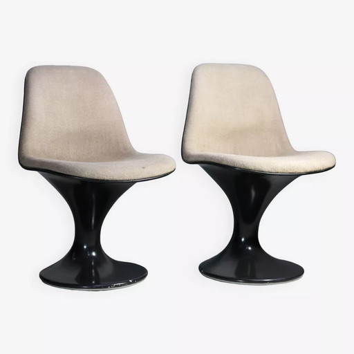 2x Orbit Chairs, Herman Miller Edition