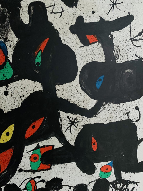 Image 1 of Joan Miro: "Miro Homenatje A Joan Prats, 1973".