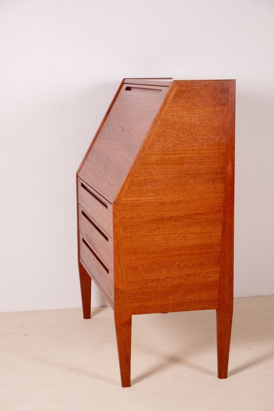 Image 1 of Kai Kristiansen Secretaire Model 63 in Teak, 1960s Denmark