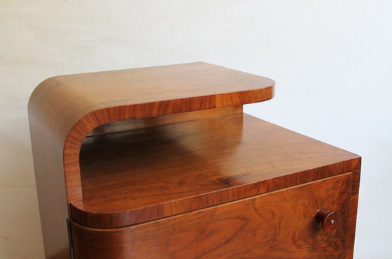 Image 1 of Nachttisch im Art-Deco-Stil der 1930er Jahre