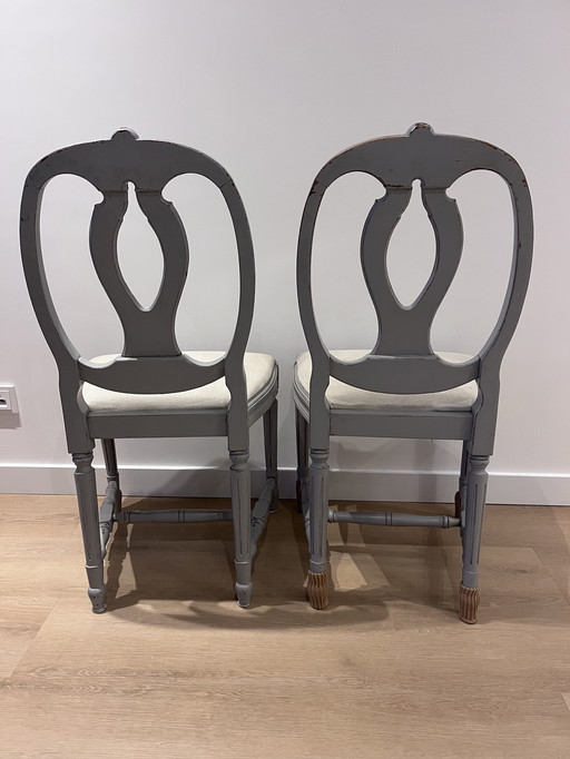 Set of 2 Flamant Gustav-style chairs – classic & timeless