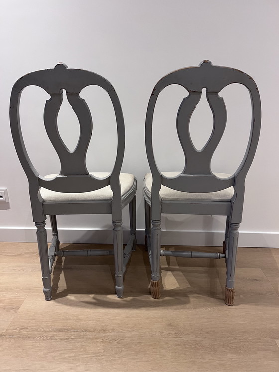 Image 1 of Set of 2 Flamant Gustav-style chairs – classic & timeless