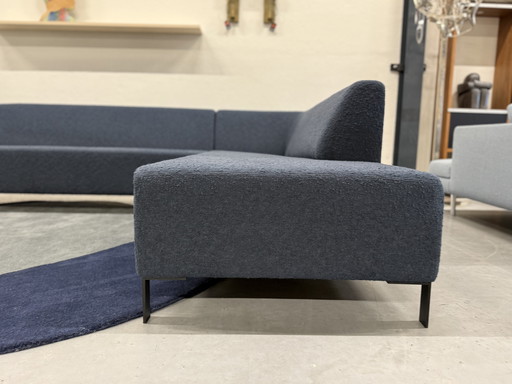 Gelderland 6511 Corner Sofa Zero fabric Blue 293x240