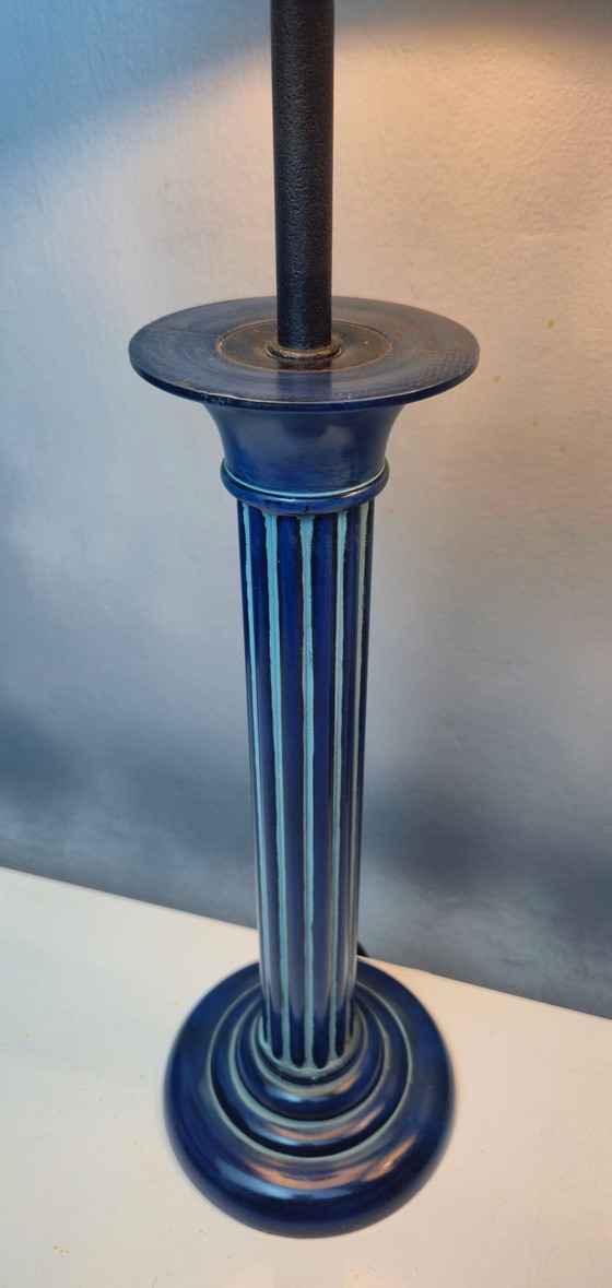 Image 1 of Set neoklassizistischer blauer Tischlampen