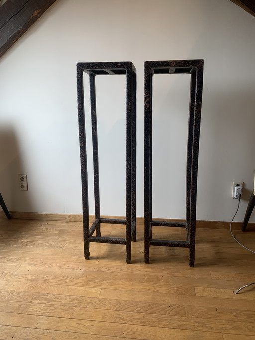 Tall side tables - etagere
