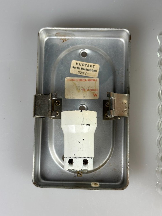 Image 1 of 60s 70s Bubble Wall Lamp Chrome & Glass Space Age by Hustadt Leuchten