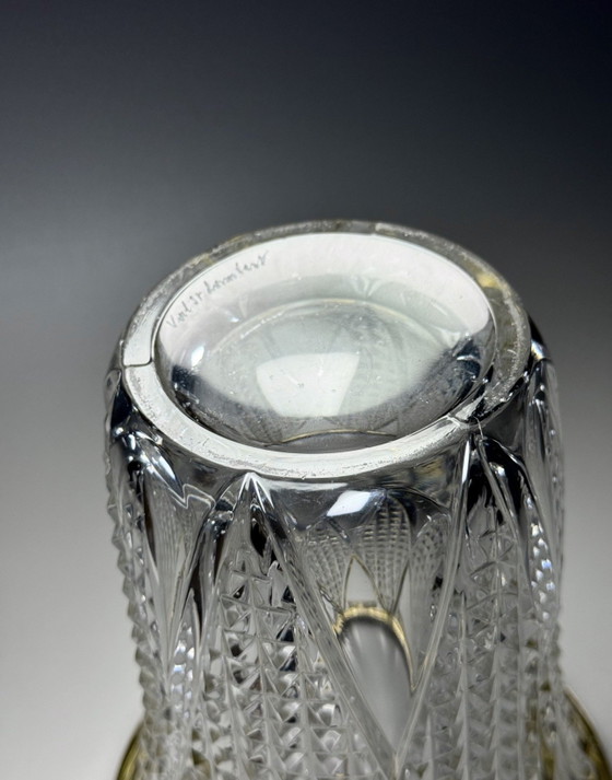 Image 1 of Val Saint Lambert “Sonia” Crystal Vase – Signed & Catalogued