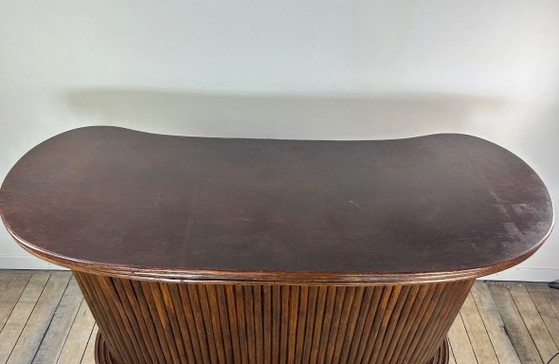 Image 1 of Vintage bamboo bar from the 1970s