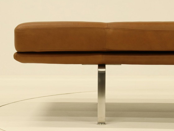 Image 1 of Sofá cama Arne Vodder AV57 de cuero coñac para Nielaus