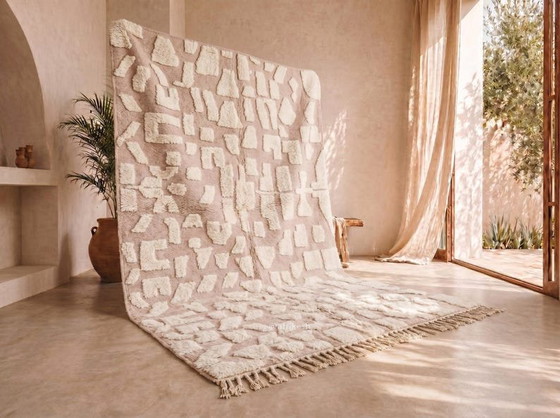 Luxuriöser marokkanischer Berberteppich aus Naturwolle, 230/350 cm – Teppiche & Läufer, Wool (photo 6 of 8)