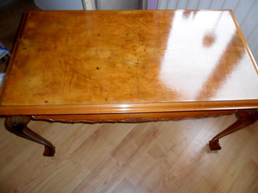 vintage coffee table cherry wood
