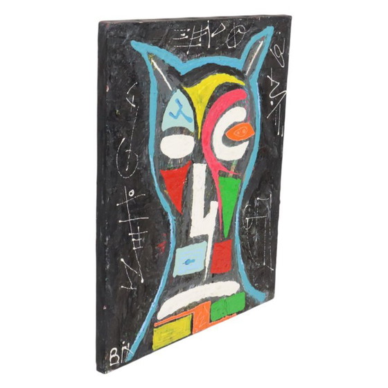 Pittura Astratta Gufo su Tela Arte Contemporanea 55cm – Dipinti e disegni, Canvas (photo 14 of 15)