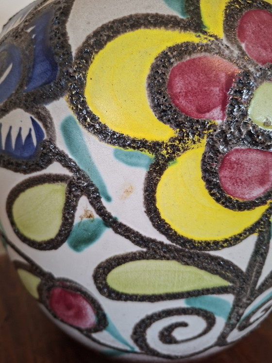 Image 1 of Flower Power large Bay West Germany vase