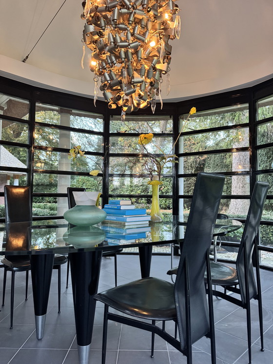 Image 1 of 4 sedie da pranzo di Giancarlo Vegni