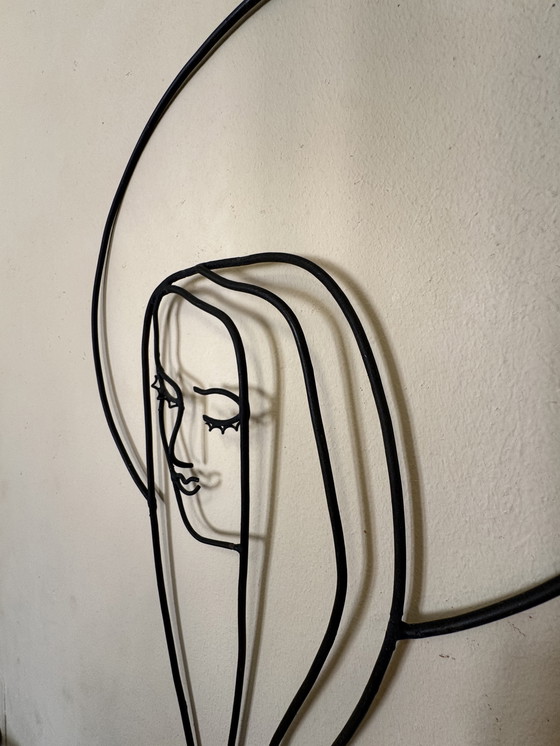 Image 1 of Scultura in filo metallico degli anni '60