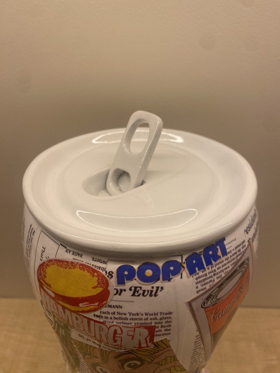 Image 1 of Sculpture pop-art "Coca-Cola Crush" - 30 cm - Objet d'art unique