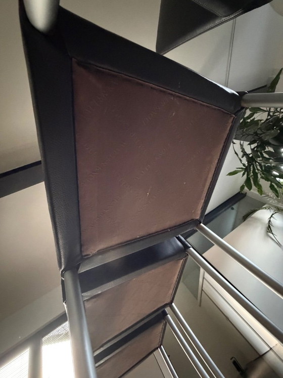 Walter Knoll - Jason Barstool – Barkrukken, Leather, Metal (photo 7 of 8)