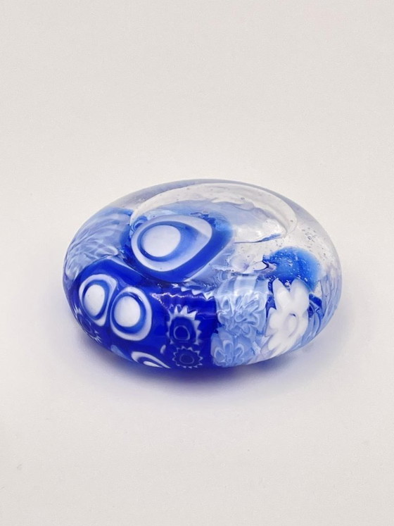 Image 1 of Livio Campanella 7 Briefbeschwerer aus Muranoglas in Millefiori mit Murrine