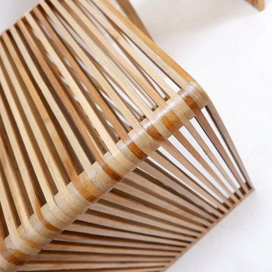 Image 1 of Pareja de mesas auxiliares con tablillas