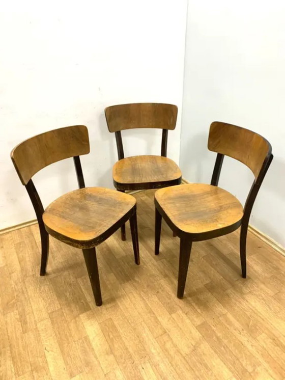 Image 1 of Retro Chairs, Thonet, 1950s, Czechoslovakia