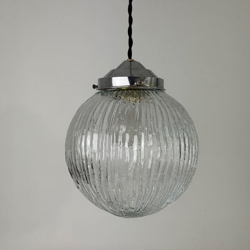 Vintage Art Deco XL Pendant Light