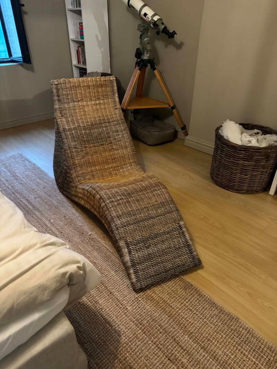 Chaise Longue Karlskrona Vintage en Osier par Carl Öjerstam pour Ikea – Chaises longues, Rattan, Wicker (photo 3 of 7)