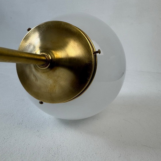 Image 1 of VINTAGE LARGE OPALINE TABLE LAMP
