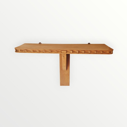 Étagère murale chêne massif- Style Louis XVI rustique 