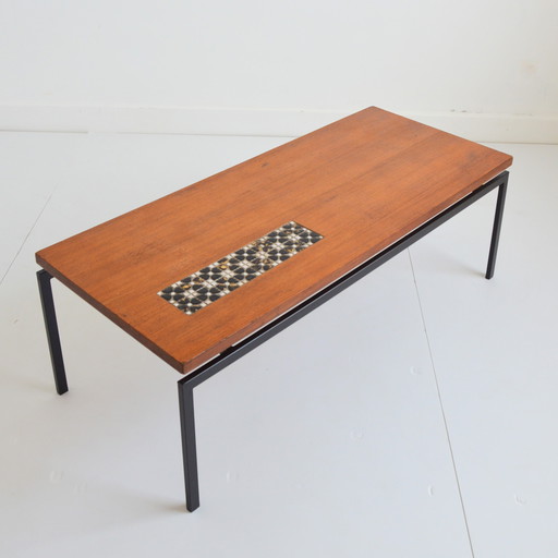 Table basse moderniste 1950 vintage