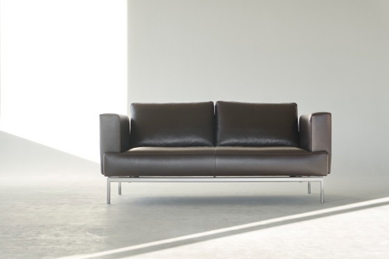 Image 1 of Divano di design FSM EASY | Pelle spessa a sigaro