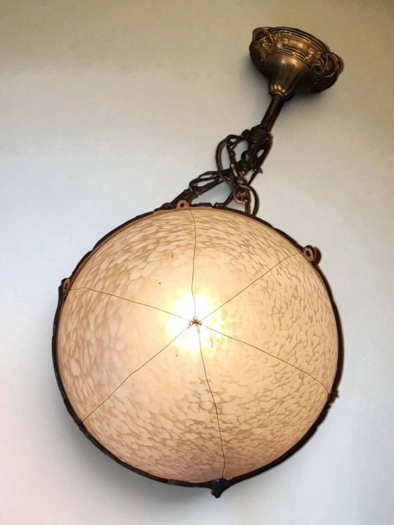 Art Deco Bronze Pendant – Pendant lamps (photo 5 of 7)