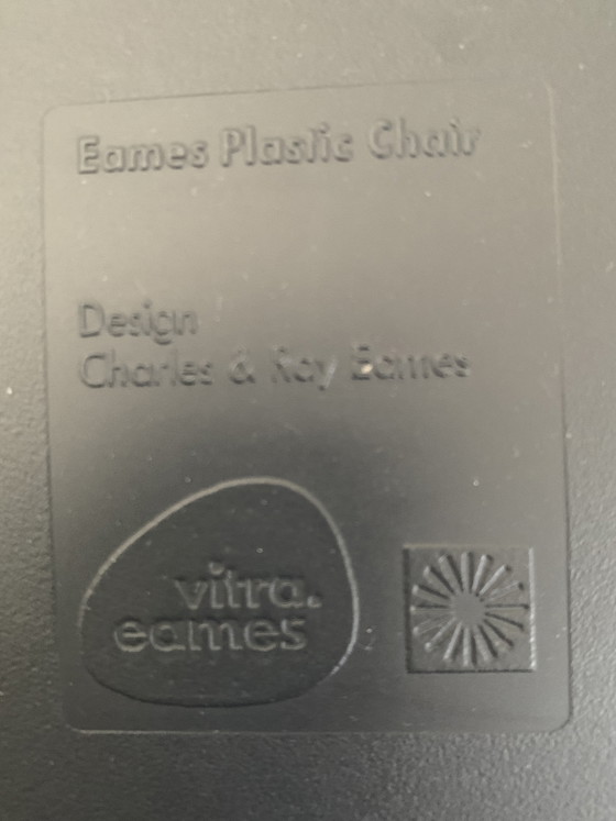 Image 1 of 6 sedie Vitra Eames nere.