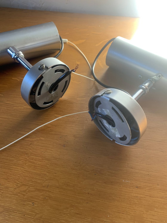 Vintage wandspots – Wandlampen, Aluminium (photo 9 of 9)