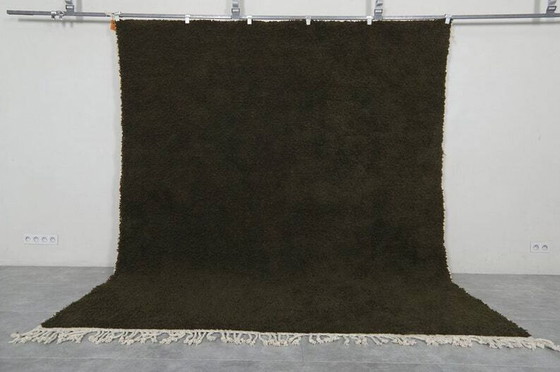 Image 1 of Green Moroccan wool carpet 300/200cm